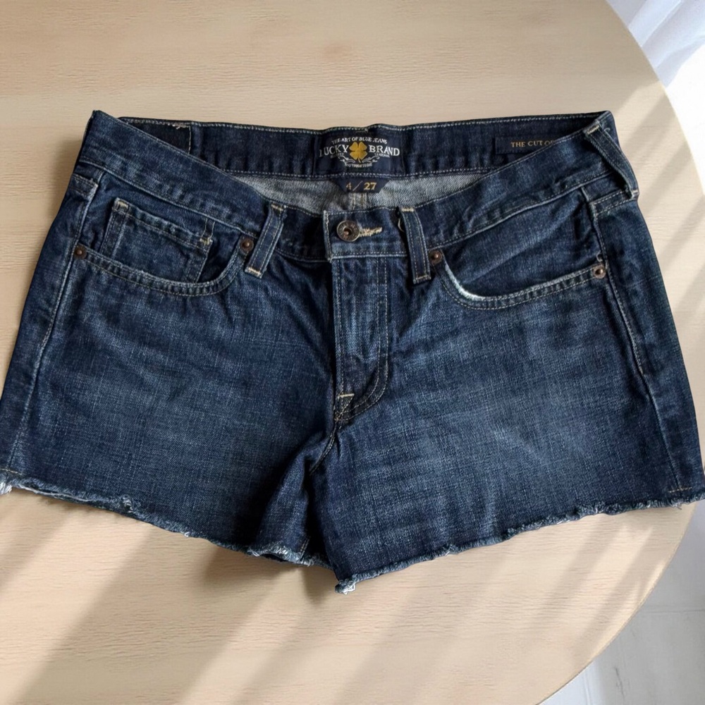 Lucky Brand The Cut-off Denim Jean Shorts 4/27